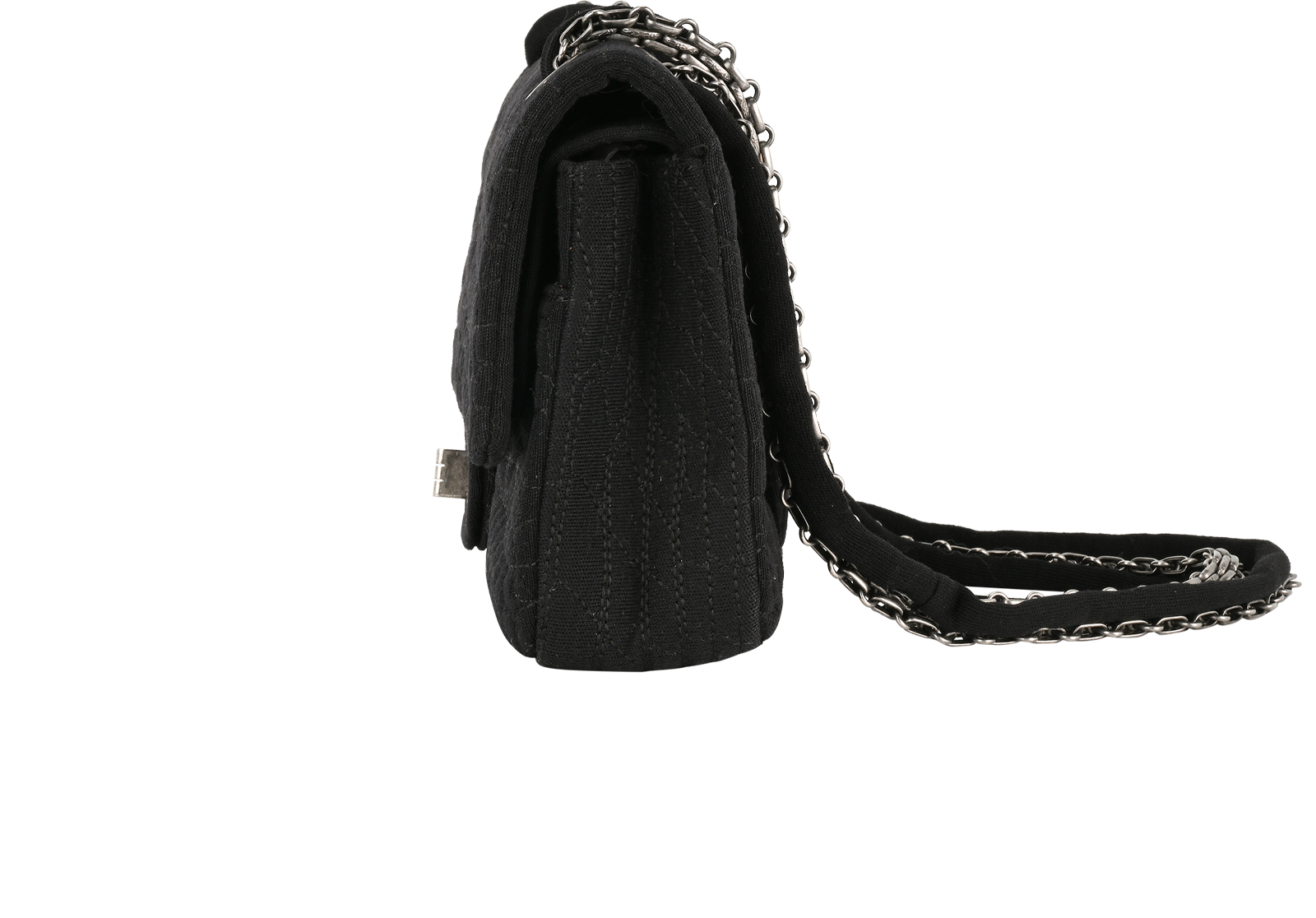 Reissue 2.55 225, &pound;1,600, Handbags, Black, Canvas, Bottom view